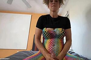 home intruder sneaks in and starts jerking off alone. caught with big cock in hand mid-stroke