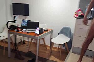 barcelona orgy milf takes double cock pounding