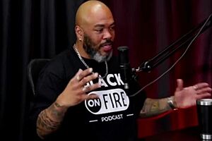 Wedding official interview escalates to desk pounding