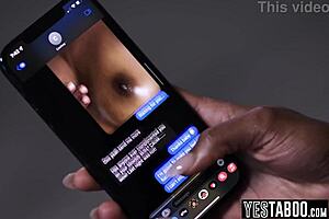 what happens when petite ebony milf spots her bbc cheating hubby?