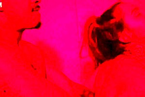 hot tattoo girl fucked rough in redroom damn