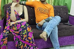 Indian saas begs damaad ji for FIRST TIME ANAL CREAMPIE