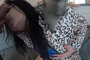 milfycalla face fucks glossy puffer jacket cums hard preview