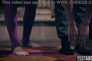 Stepson and stepdad drill big tits stepmom