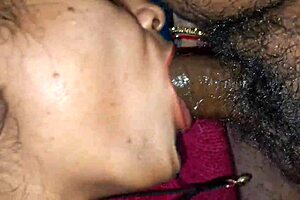 romantic malayali couple's sensual traditional nightwear play