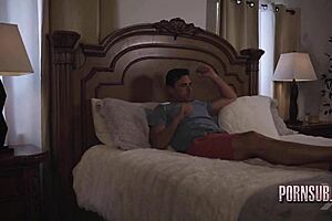 seductive latina stepmom tempts stepson into creampie taboo with her big natural tits