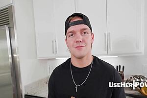 oh man stepmom's freeuse birthday surprise had me using her pussy and feet pov