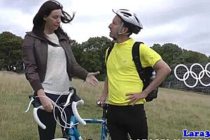 Provocative English Milf Doggystyled Bent Over Cums In Mouth