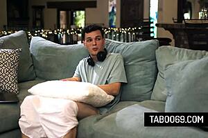 hey, busty rachael cavalli caught stepson stroking and jumped on it