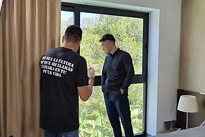 bts watching this hot latina milf swap partners in poolside foursome