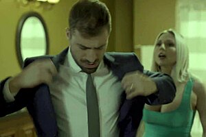 sexy blonde wife christie stevens cheats deepthroating in cuckold plan