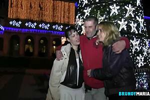 raw bareback pounding both spanish milfs at party