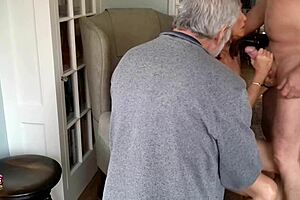 gilf hotwife candi annie bi threesome two cocks cum swallow fun