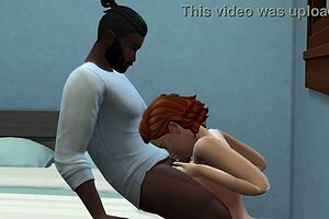 i couldn't resist cheating as redhead milf on sims fucks monster bbc