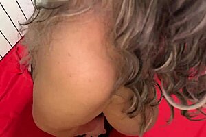 big ass mature stepmom sucks dick then bends for anal