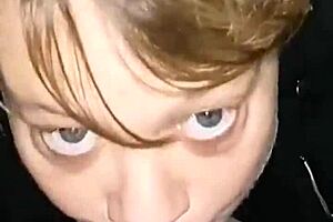 Compilation of the French Pipe Queen Sucking Cock Outdoors in Lingerie Everywhere!