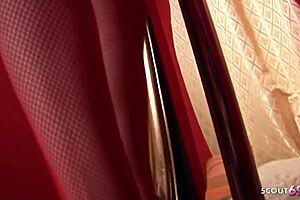 can this lapdance girl's big natural tits bounce while customer fucks her tight asshole?