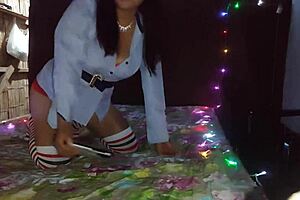 Stepmom Undresses and Seduces with Huge Tits!