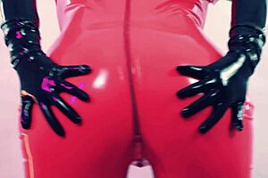 Latex Big Ass Milf Arya Grander Teases Juicy Curves
