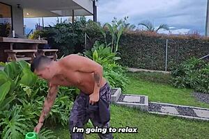 Sexy Gardener Rocks Big-Breasted Boss In Bedroom Bliss!