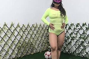 latina brunette dances juicy tits ripped clothes wet pussy gaping