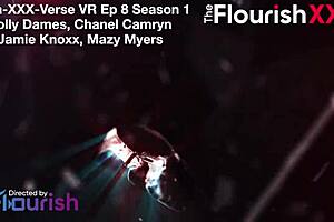 damn, in this meta-xxx-verse vr ep 8, lolly chanel and jamie take big black cocks in interracial 3some facial cumshots!