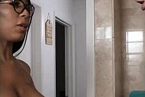 busty black stepmom catches you jerking now fuck paris the muse hard