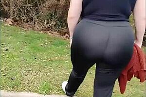 Stepmom walks no panties flashing taboo big tits?