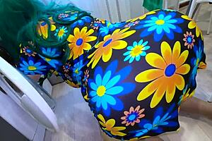 Stepmom's Big Ass Stuck in Washing Machine Begs Stepson for Hard Rescue Fuck!