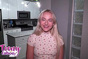 Why resist when deviant pet-walker Sage takes that fat load deep in her tight teen pussy?