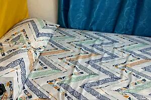 stepmom joins hotel room threesome for creampie