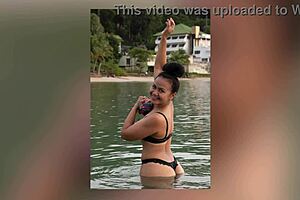 tropical nights tempt bodybuilder babe into panty seduction