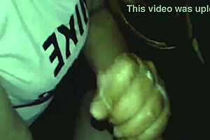 Madura latina milf chokes on cum handjob, swallows full mouth, spits and gulps endlessly