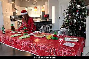 Charlotte Sins hosts wild Christmas family orgy with Rion King Quinton James