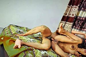 sistya's first time fuck as brunette teen girlfriend on video