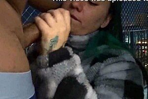 friend's balcony blowjob turns into my hard pussy pounding