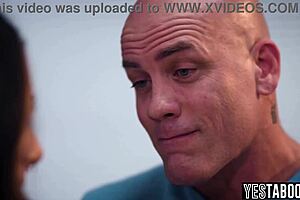 Class over, mature teacher stepdad bends petite latina teen over for doggystyle pounding