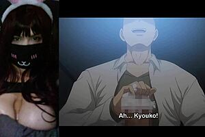 Slutty Redhead Wife Fucks Husband's Friend with Huge Tits Out