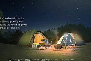 mom camps with me while friend rails her hard