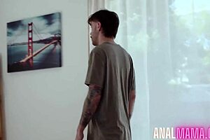 liv's birthday turns into nasty anal blowjob taboo with stepsons