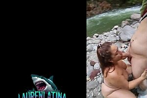 venezuelan stepmom fucking raw by the river, you like?