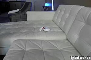 Blonde Italian Stepmom Craves Step-Son's Thick Cock Desperately