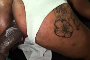 whoops stepsis bent over skirt up big black cock stuffing her tight asshole 😈🍑