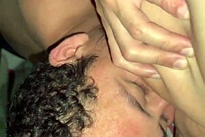 Wife moans deeply as huge clit gets sucked so richly on video