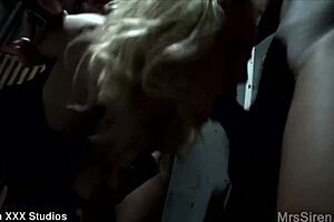 my wife chained tied for interracial gangbang elevator fuck