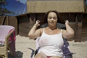 wow! german granny's huge natural tits bounce in new teaser fuck fest!