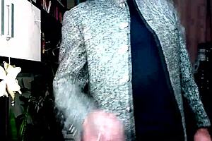 Watch my horny mature whore moan on cam front view!