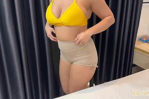 Post Workout Hotwife Bbw Seeks Bbc For Sheer Anal Massage Creampie