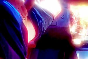 Hotwife sucks bull's monster cock with heels on 👠🍆💦😘