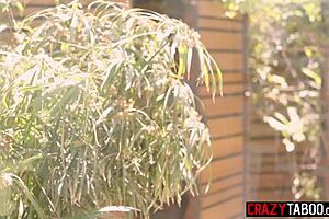 Dominant jewelz blu slams two monster cocks in wild big ass threesome pounding